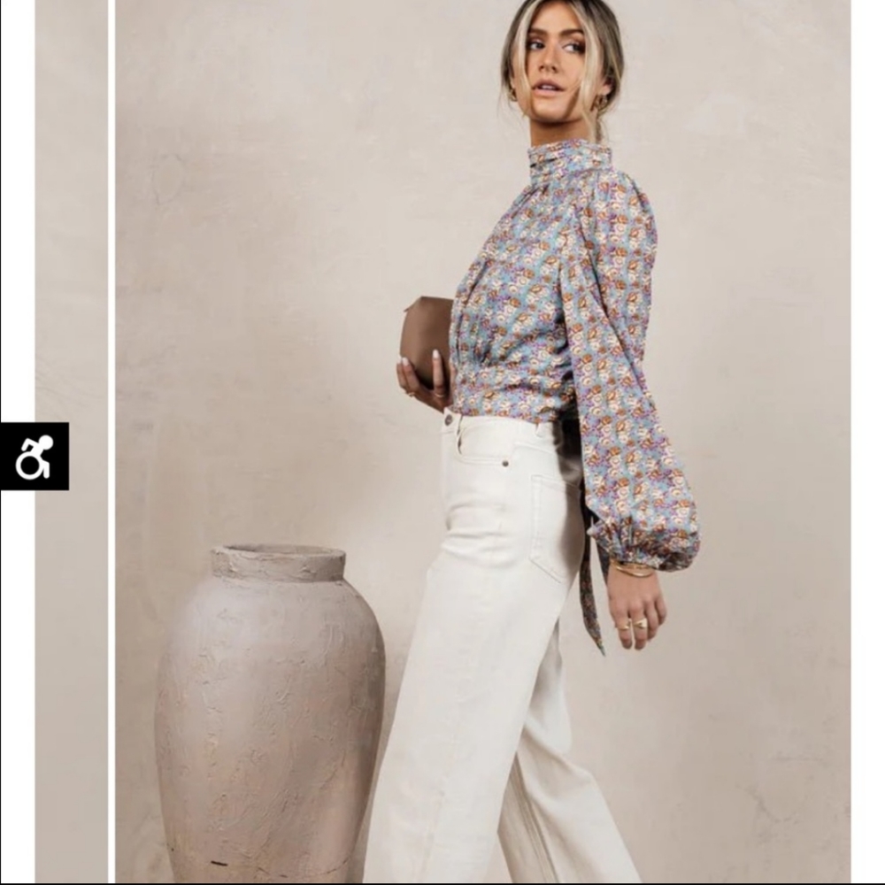 BOHME BRISSA FLORAL BLOUSE